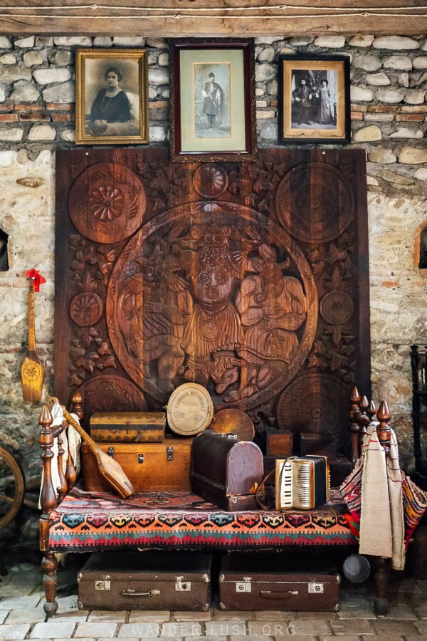 Antiques at the Numisi Cellar Museum.