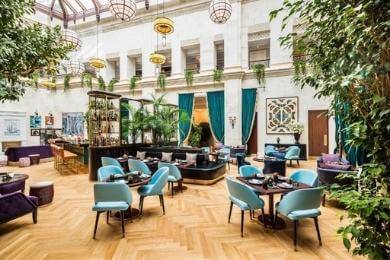 The Merchant luxury hotel in Baku, Azerbaijan.