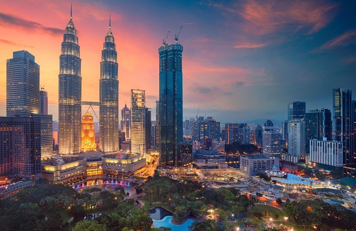 Kuala Lumpur. Cityscape image of Kuala Lumpur, Malaysia during s