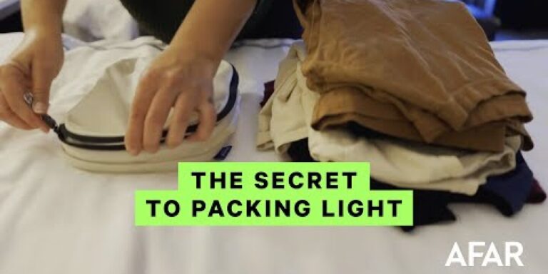 5 Easy Ways to Pack Less When You Travel [VIDEO]