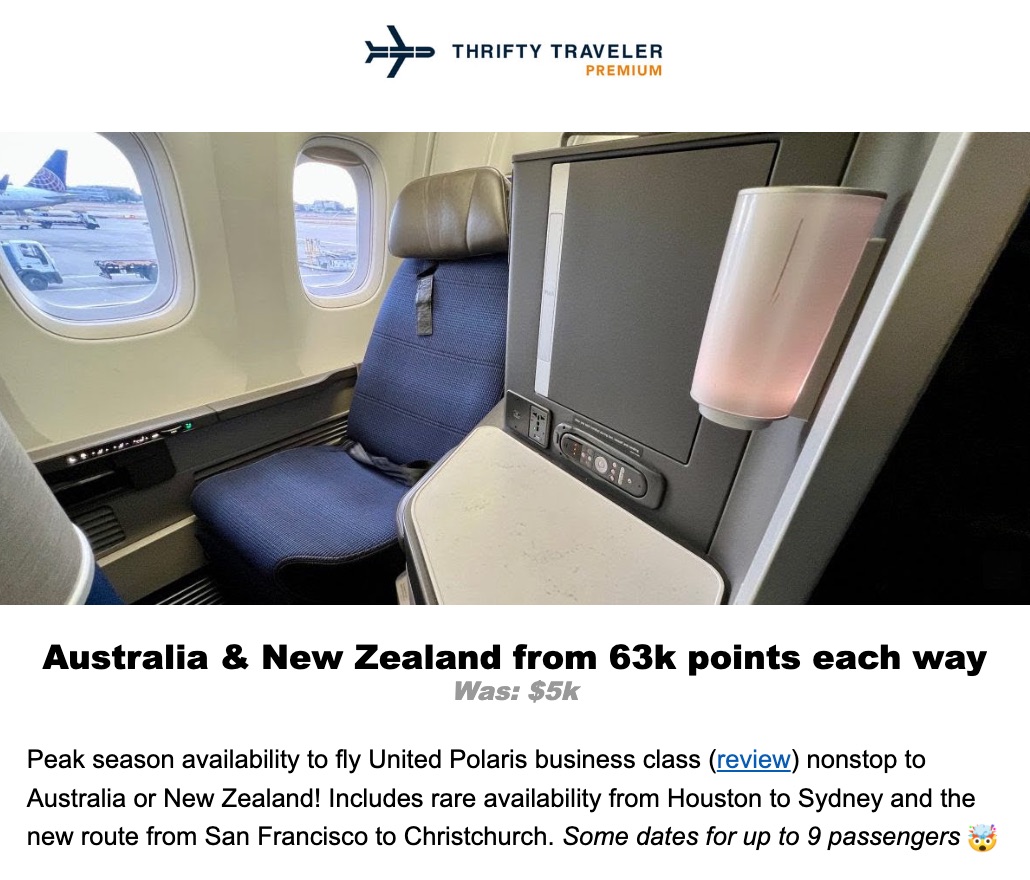 australia nz premium deal ana mileage club