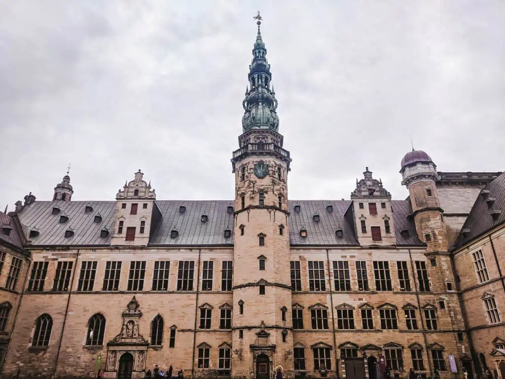 Exterior of Kronborg, aka Hamlet's Castle, in Denmark 