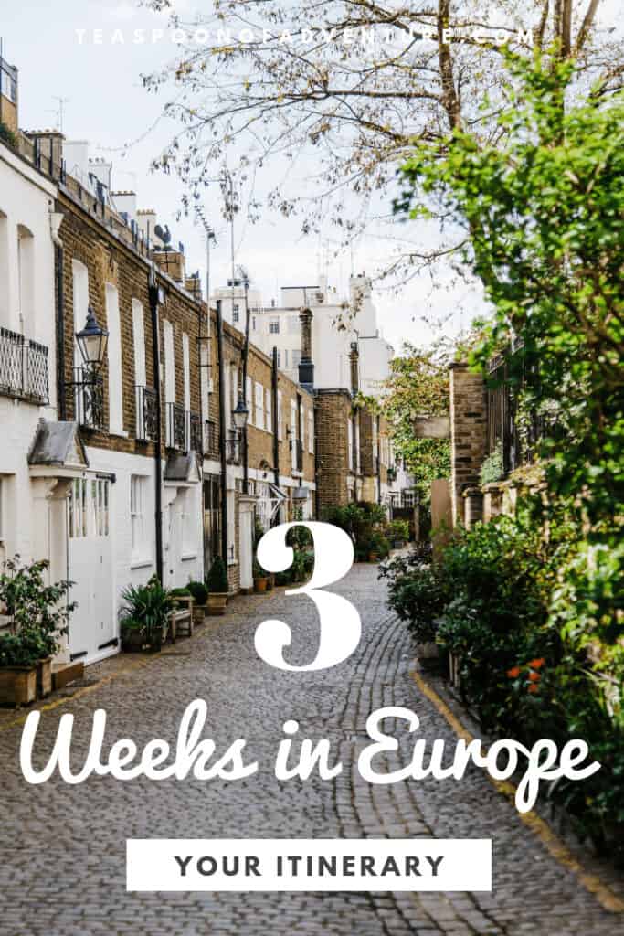 3 WEEK EUROPE ITINERARY: Check out how to spend three weeks in Europe. From Sweden to Austria and Italy to Paris, here's our full Europe itinerary! #travel #traveltips #europe