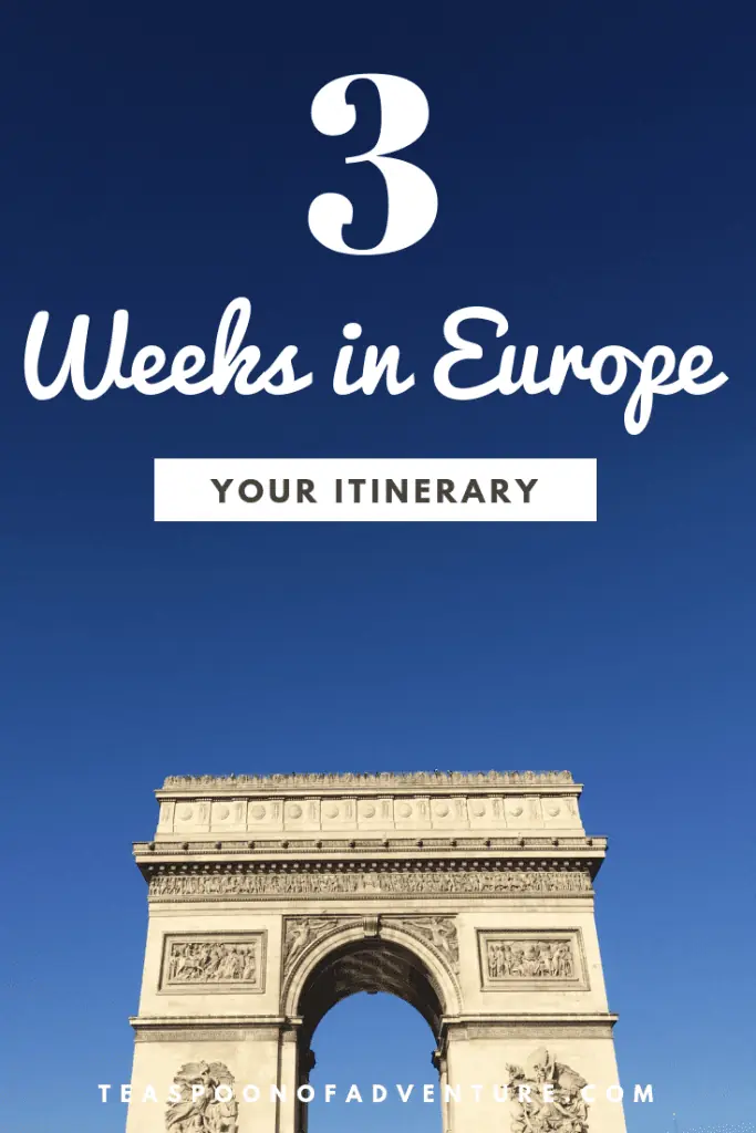 3 WEEK EUROPE ITINERARY: Check out how to spend three weeks in Europe. From Sweden to Austria and Italy to Paris, here's our full Europe itinerary! #travel #traveltips #europe