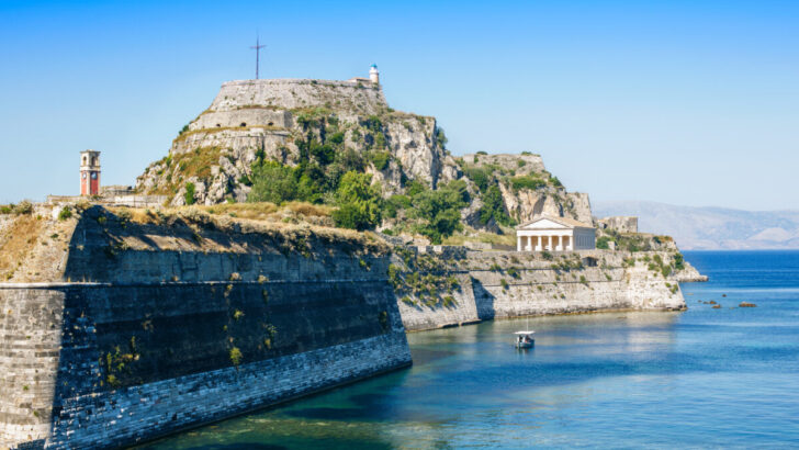 Old fortress in Corfu