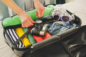 Fuss-free way to get everything in hand luggage without packing cubes or rolling