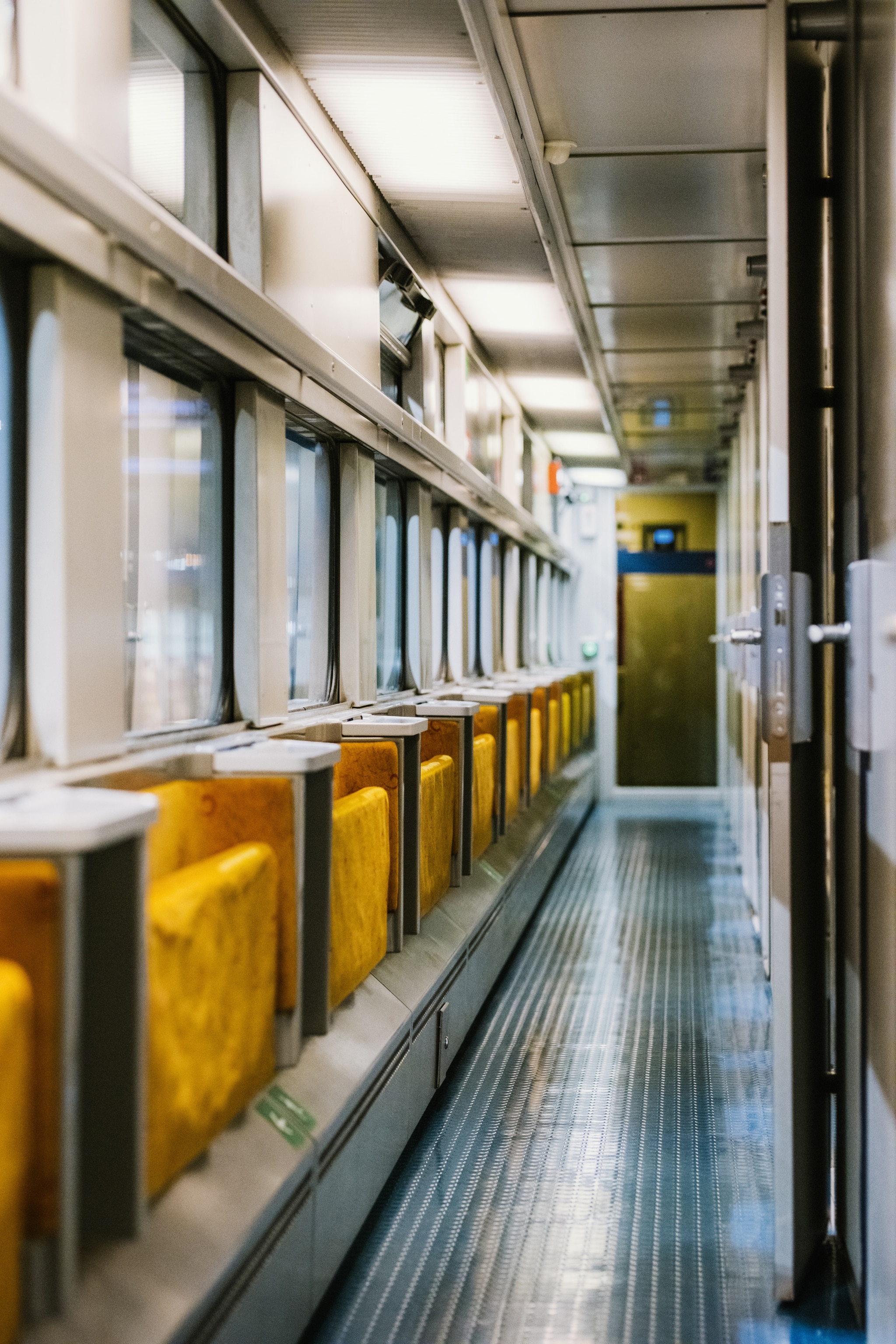 interior of train