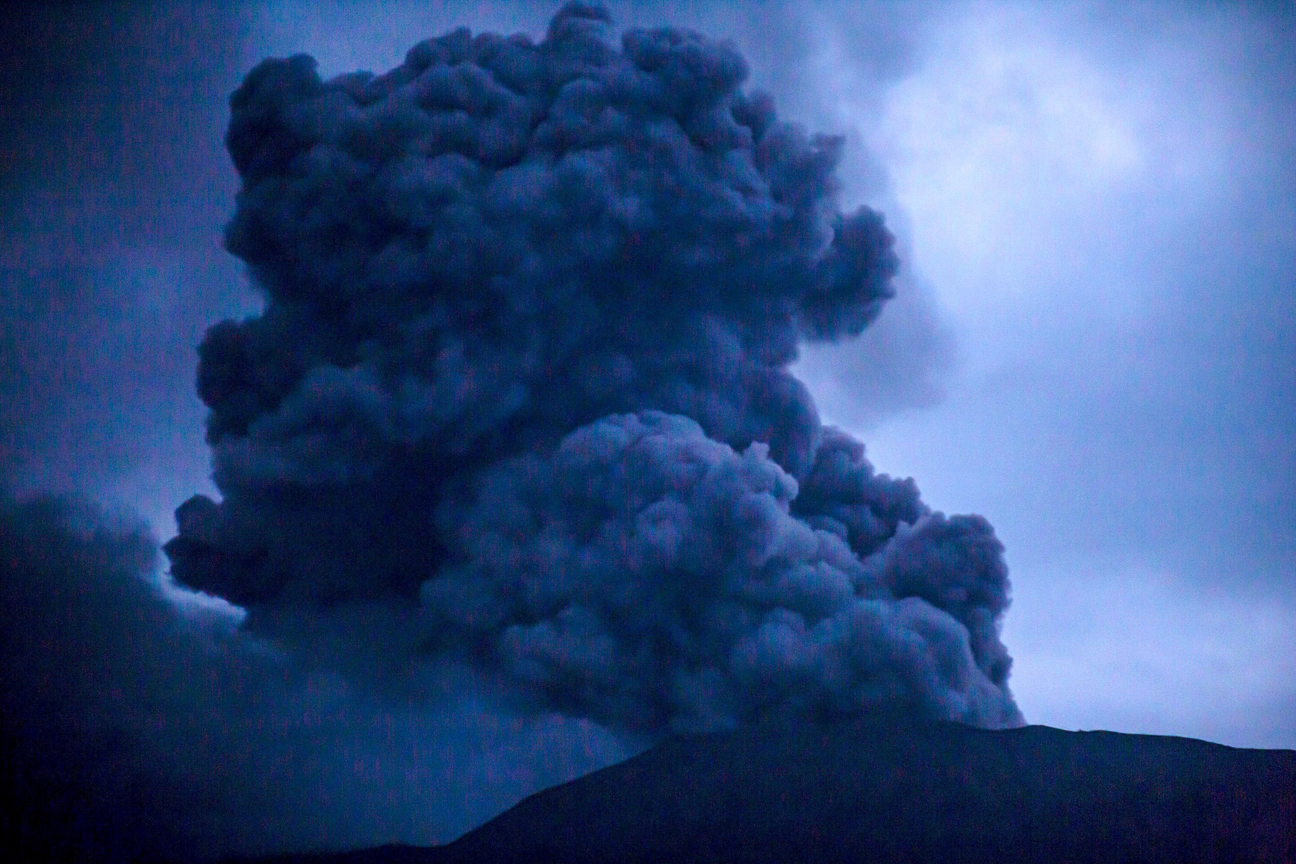 The Foreign Office advises against all travel to within 3km of the crater (Alamy)