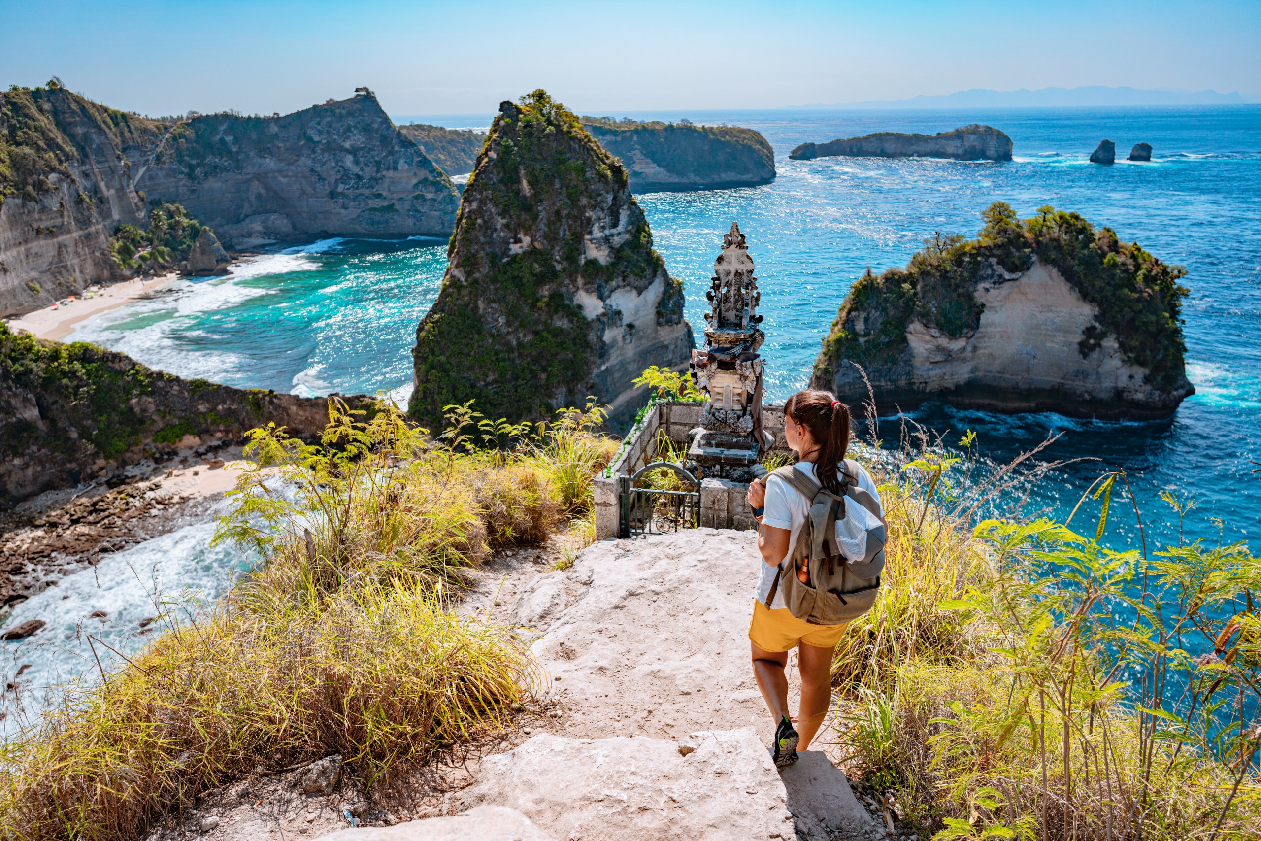 Diamond Beach in Nusa Penida, an island near Bali (Getty Images)