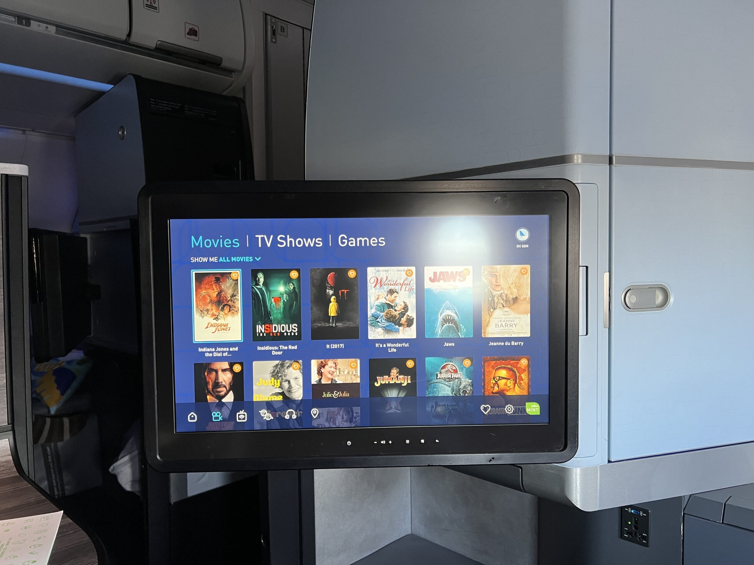 jetblue mint studio screen