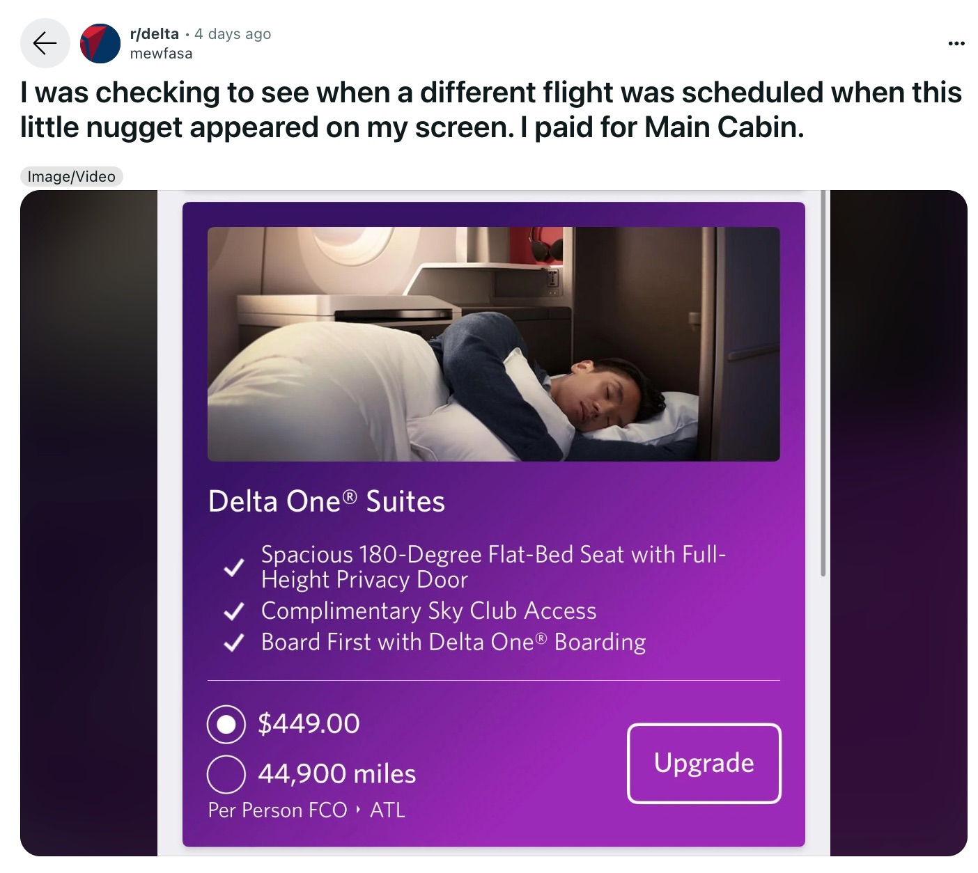 delta upgrades reddit