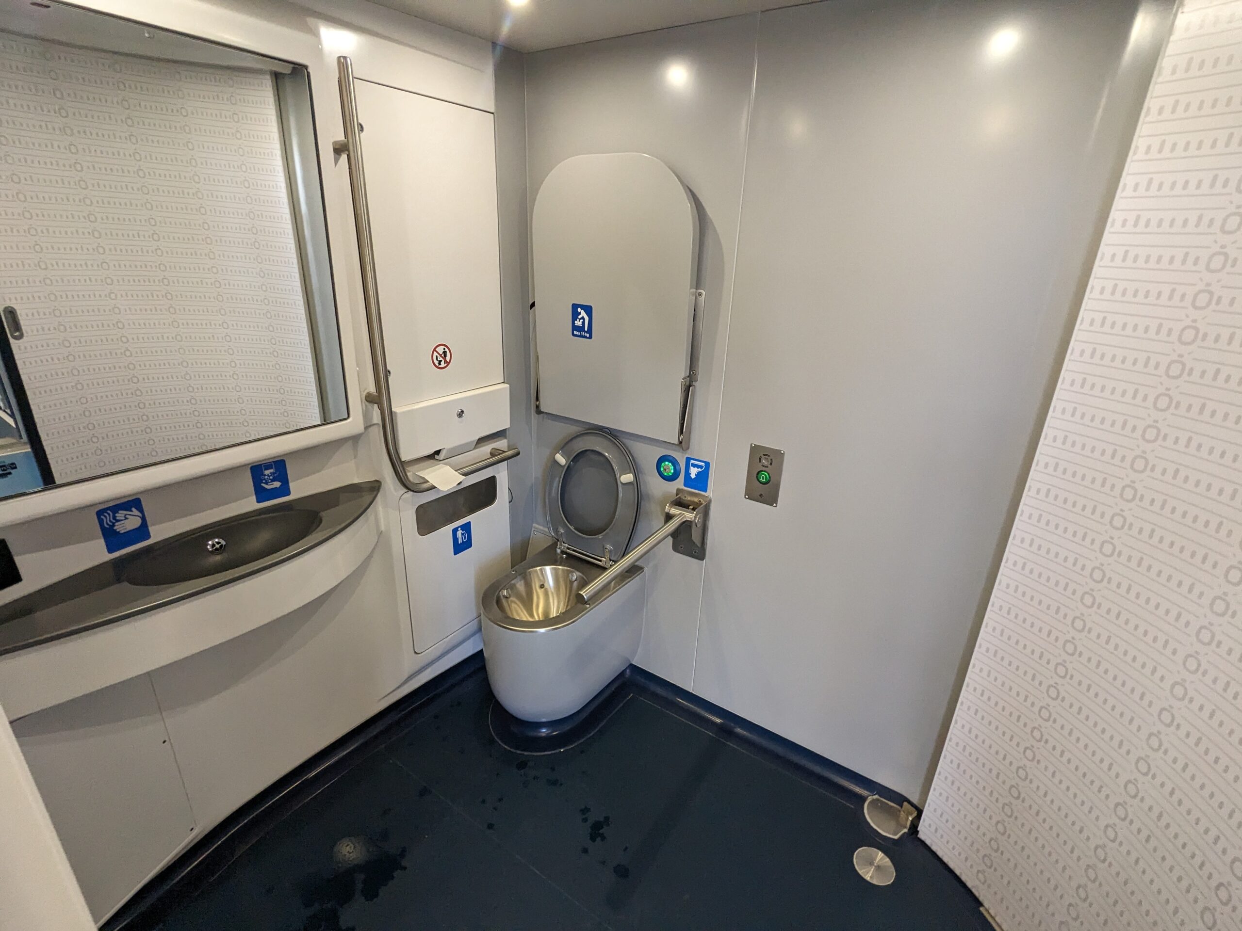 Maya Train handicap accessible bathroom
