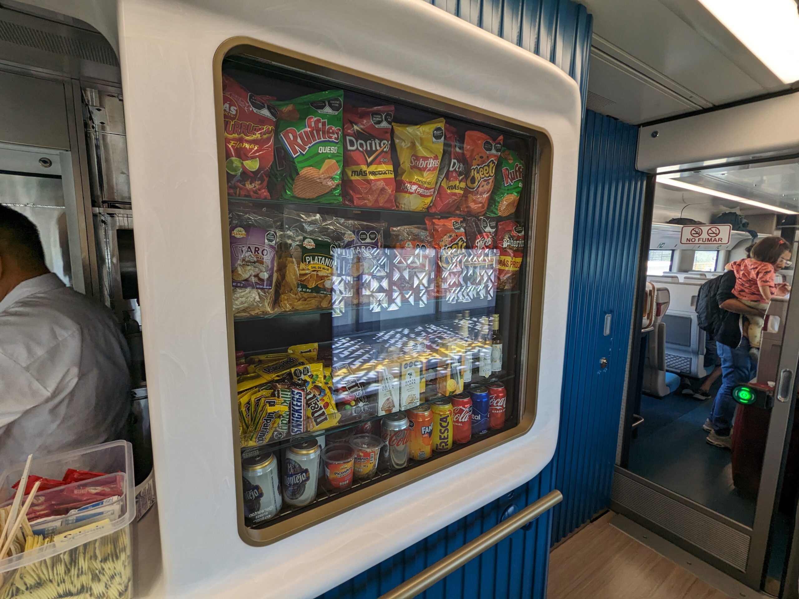 Maya train snack selection