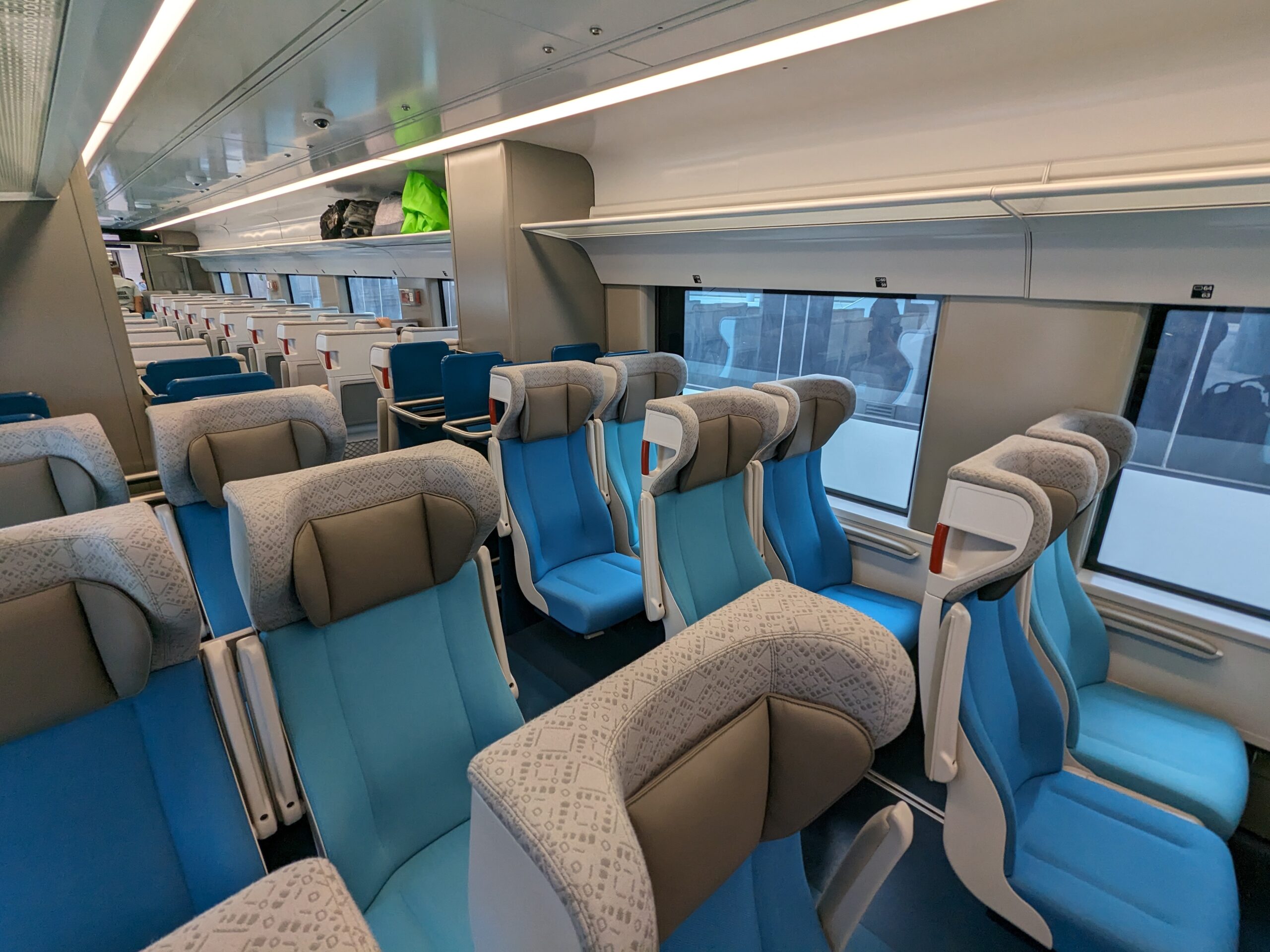 Maya Train tourist class seats