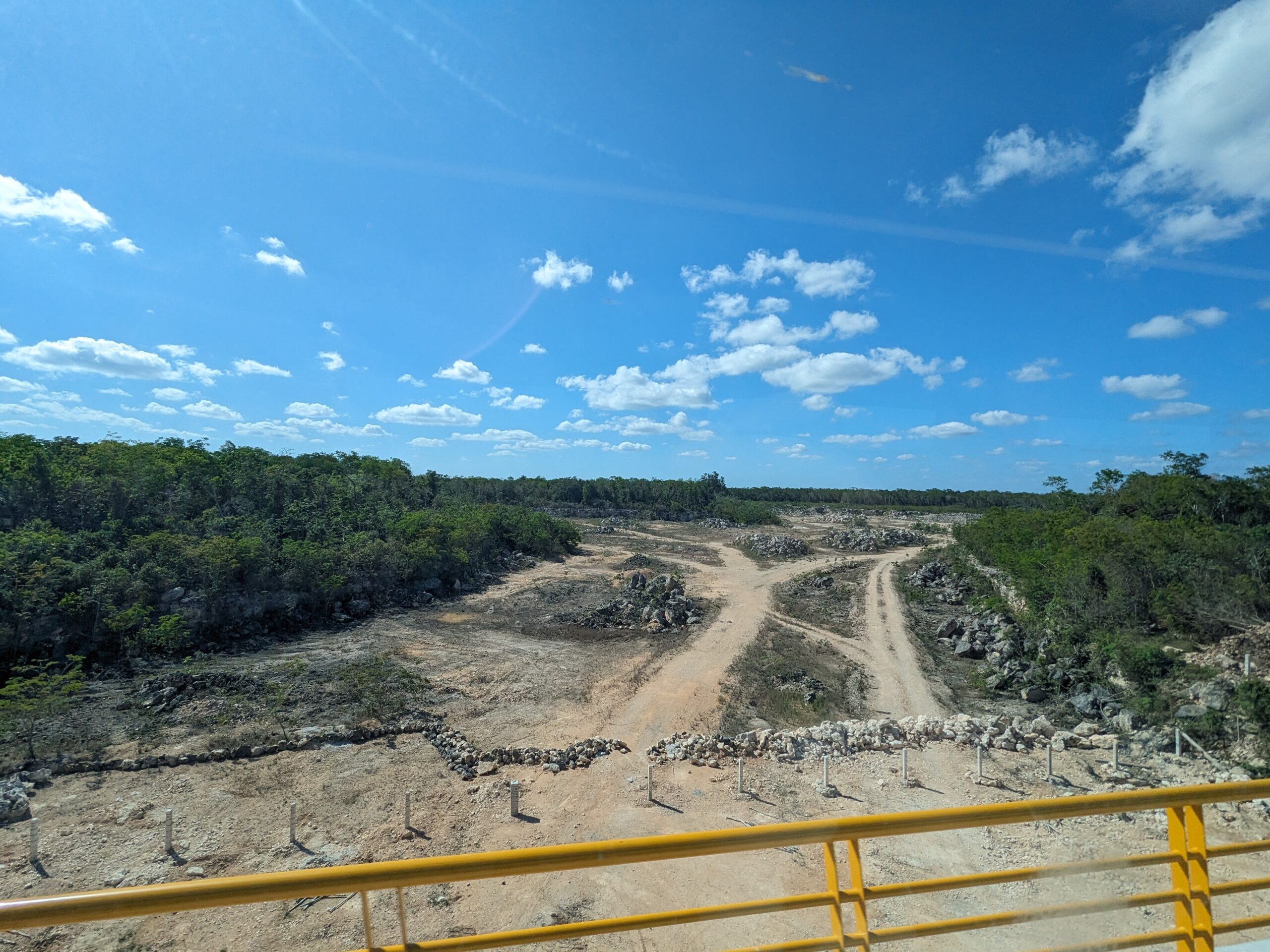 Maya Train route deforestation