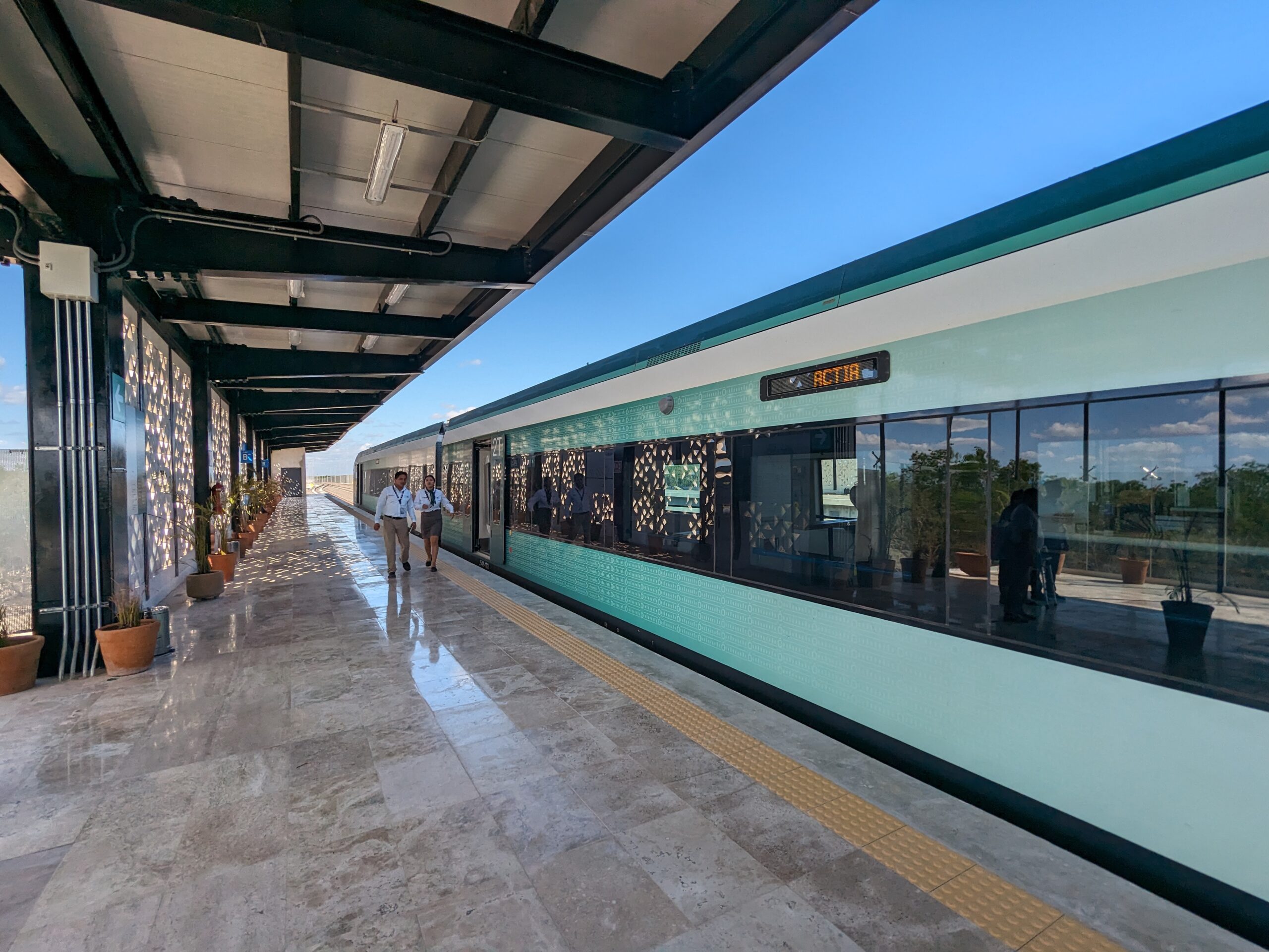 Maya Train in Playa del Carmen Station