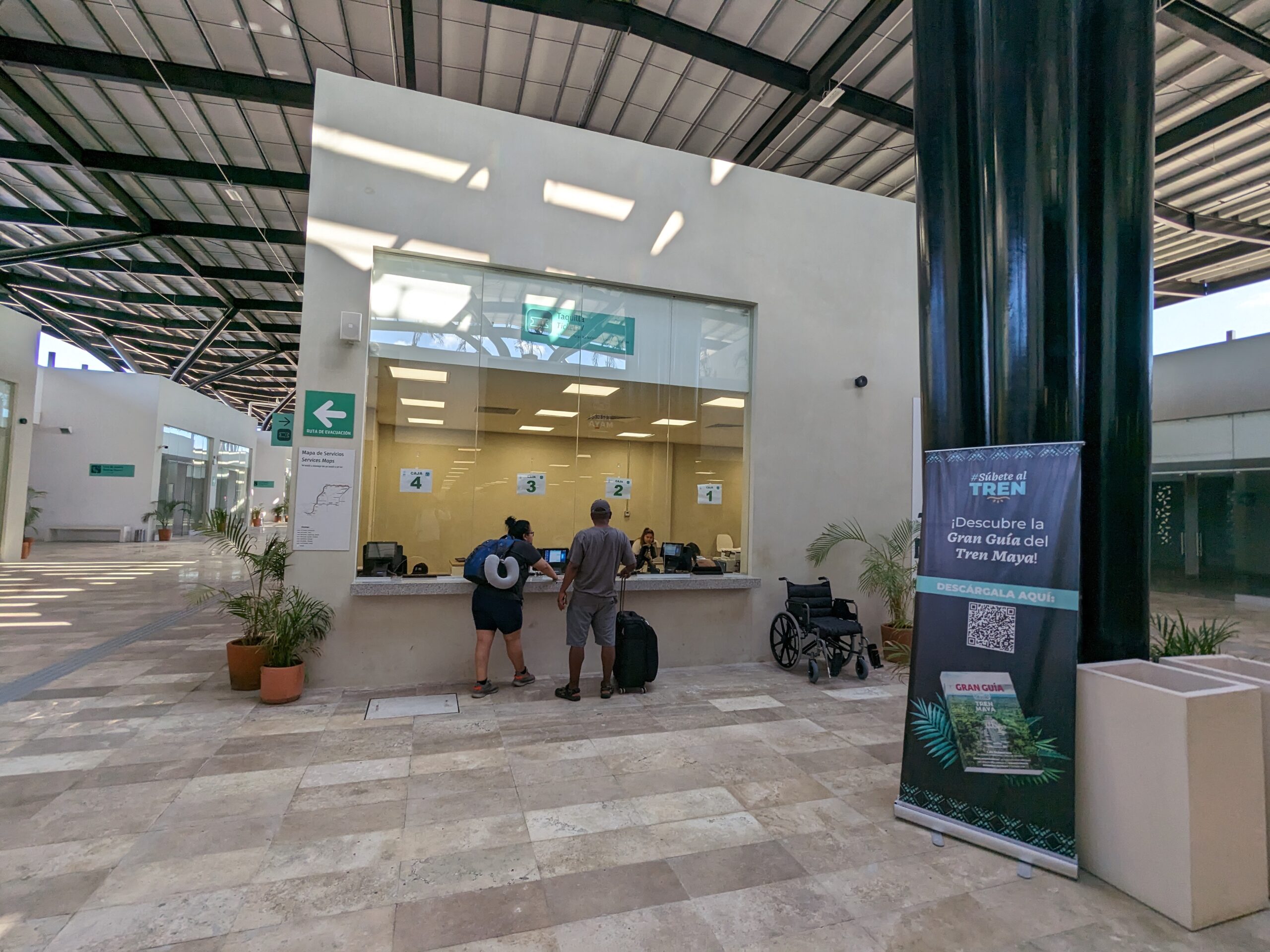 Playa del Carmen Station ticket window