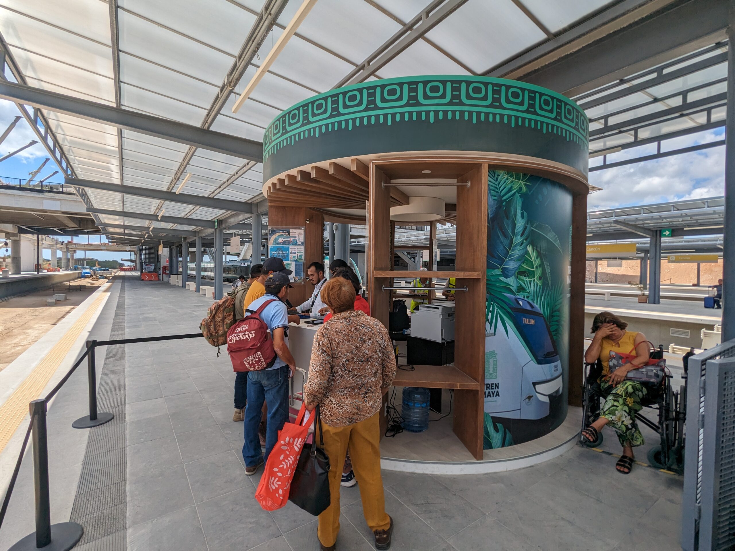 Maya Train Ticket Booth