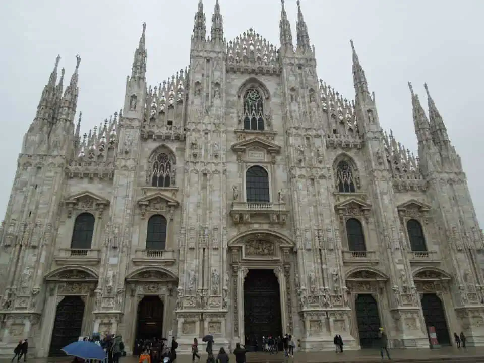 Exterior of the Milan Duomo