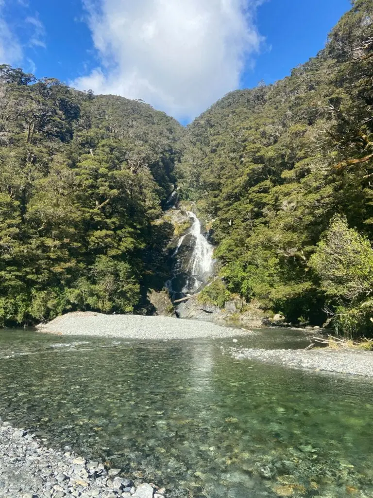 Fantail Falls near Blue Pools Wanaka