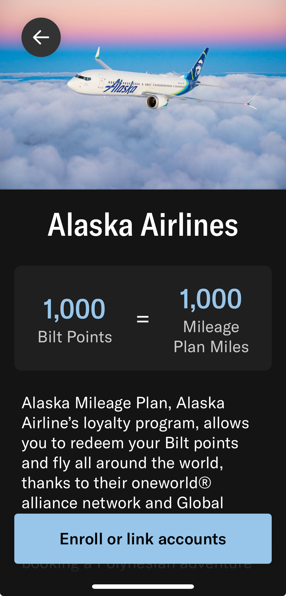 Bilt Rewards Alaska Transfer