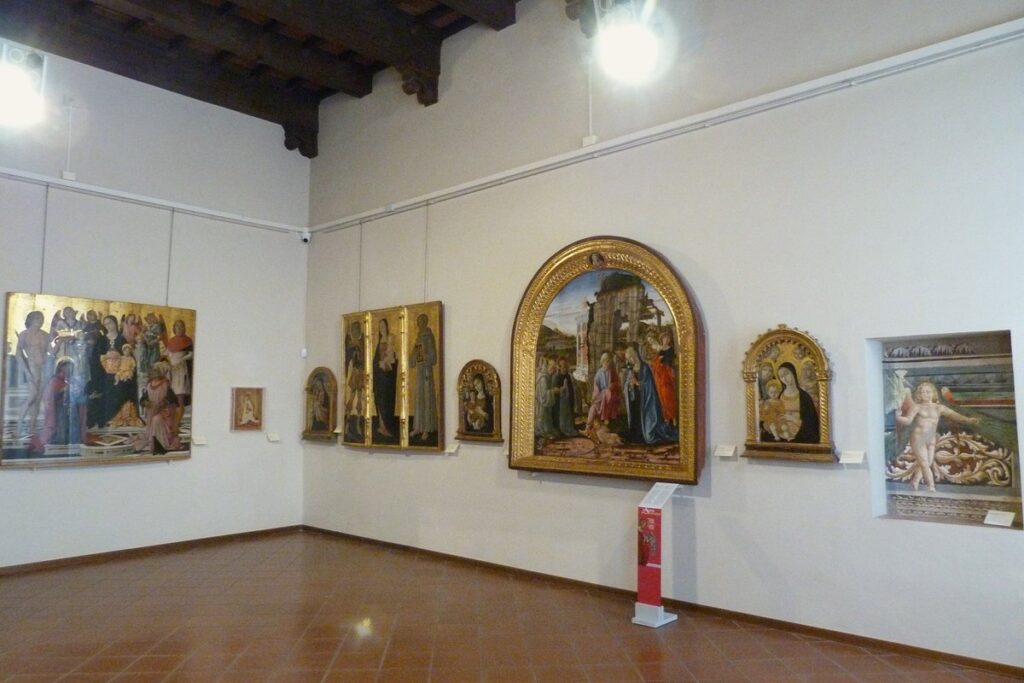 Exhibit in National Art Gallery of Siena, Siena, Italy