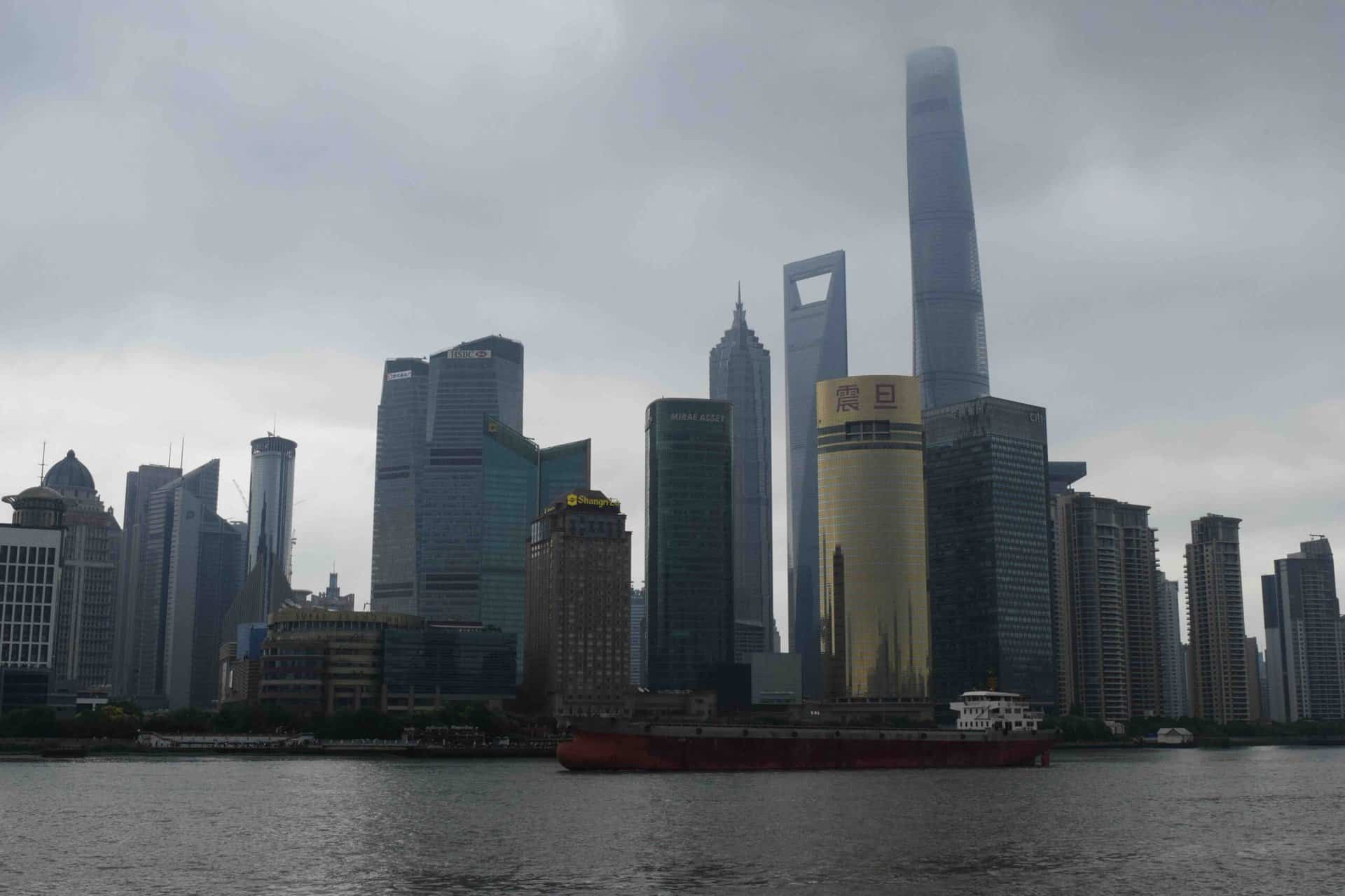 Shanghai Skyline from the water