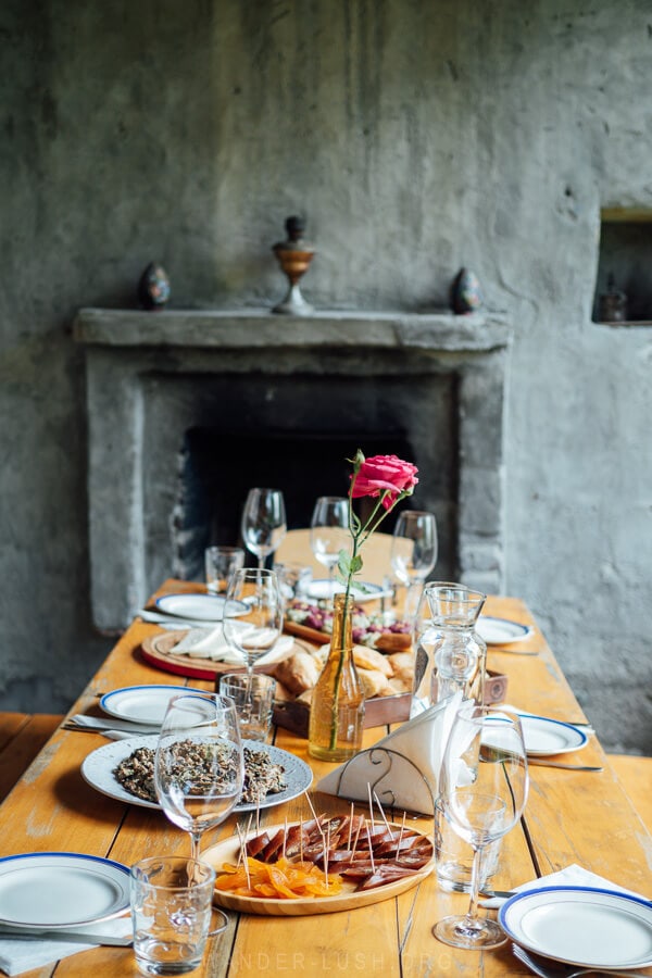 Wine tasting in Georgia.