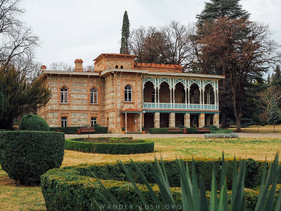 Tsinandali Estate, a beautiful 19th century house with gardens in Kakheti.