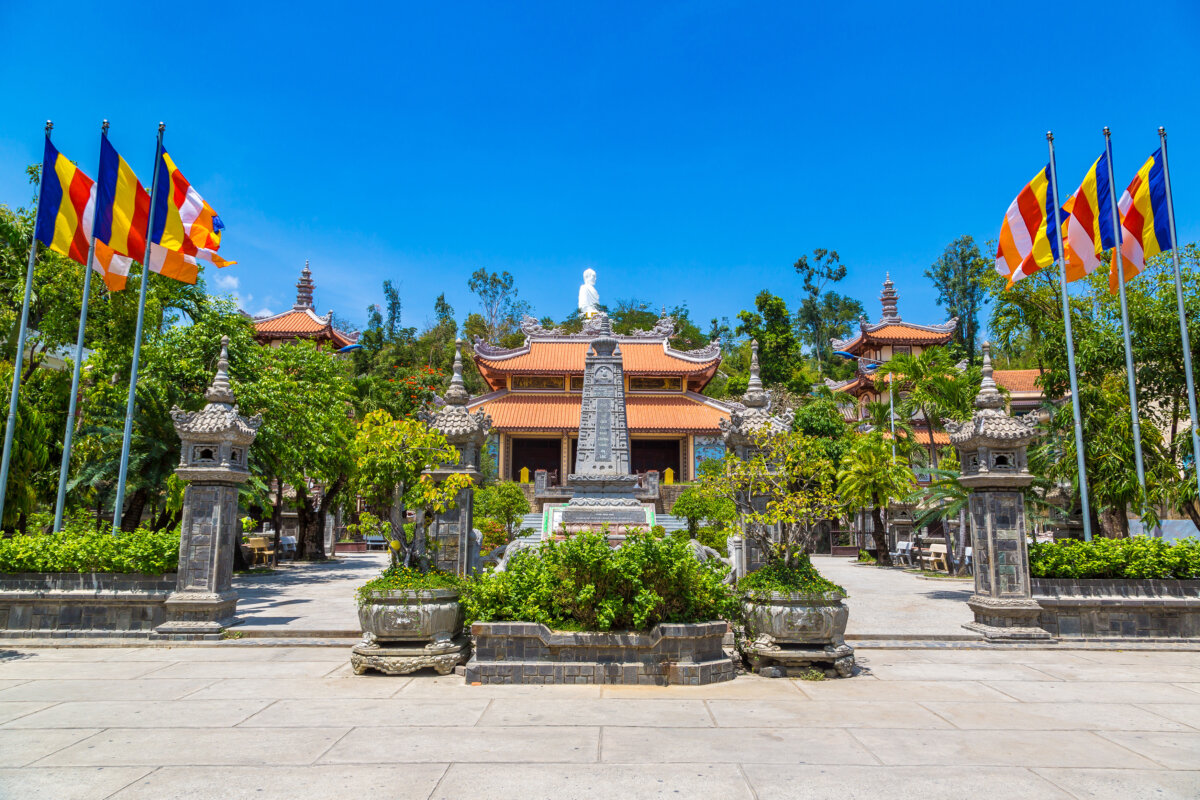 Long Son pagoda in Nha Trang, Vietnam