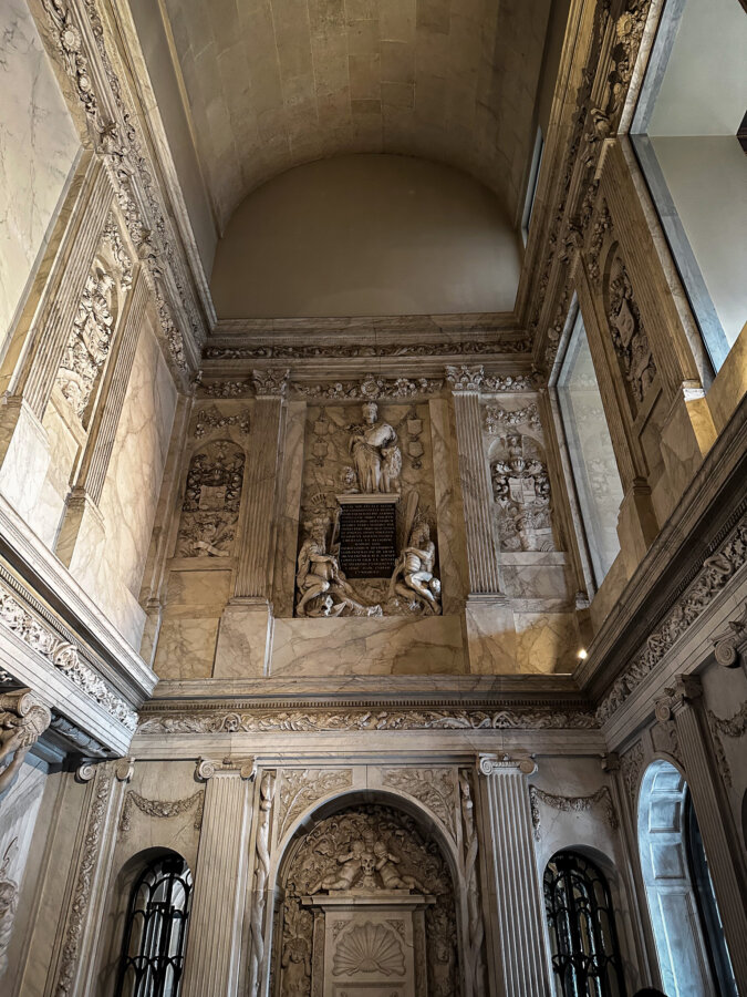 Royal Palace of Amsterdam wall sculpture