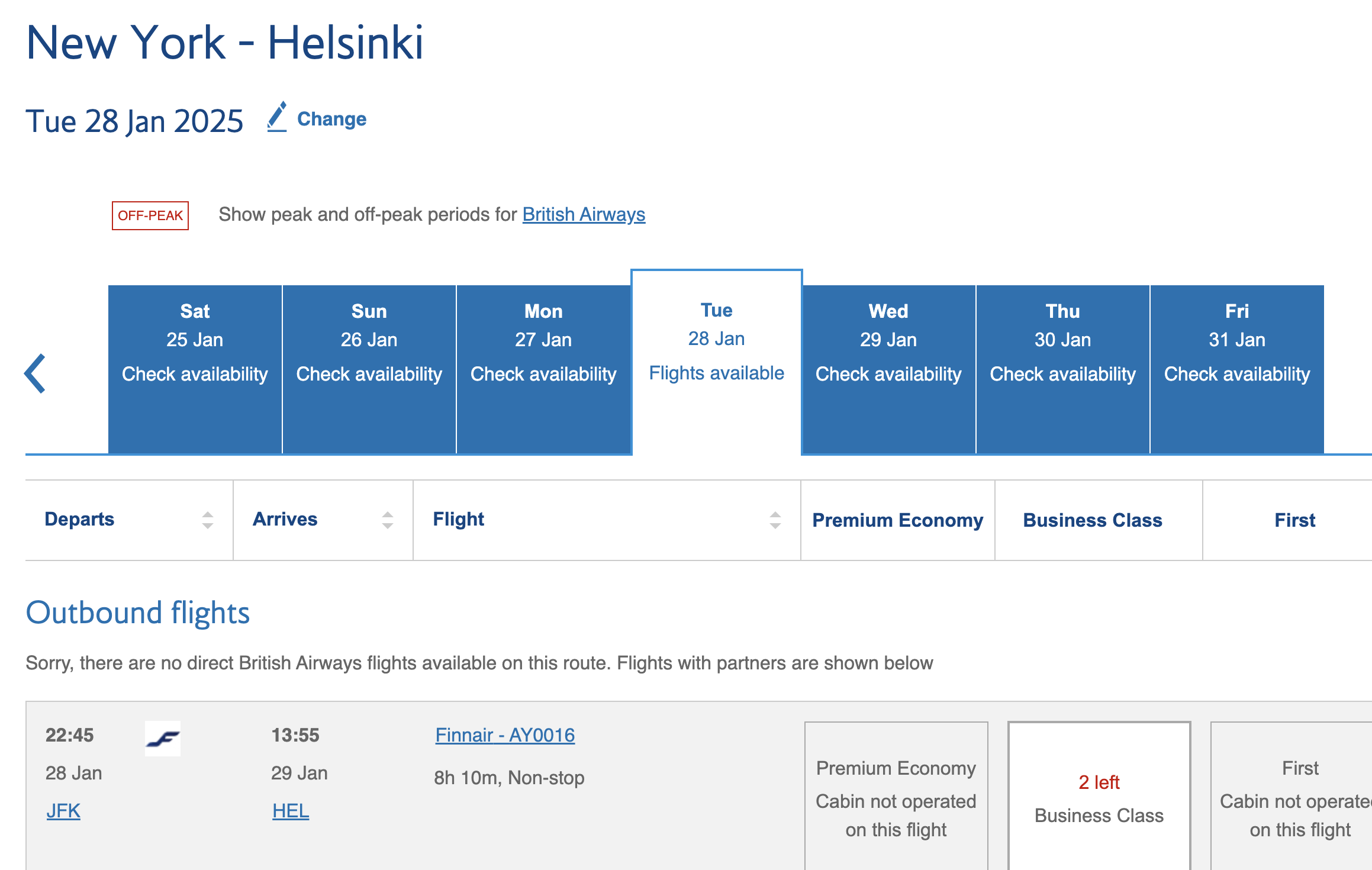 jfk to helsinki ba search