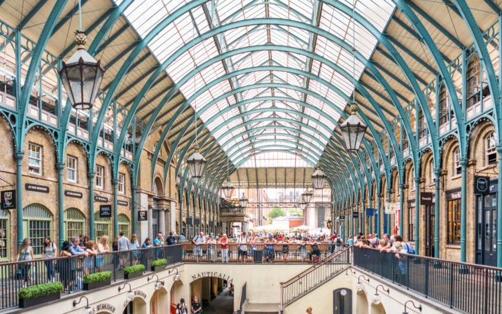 People in Covent Garden, London