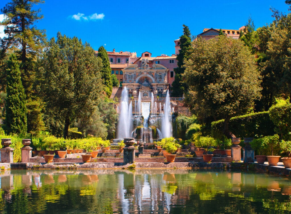 Villa d'Este  in Tivoli, Italy