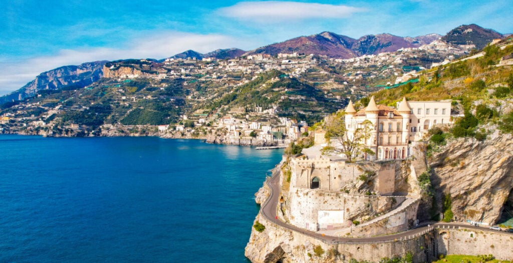 Amalfi Coastline Near Maiori, Italy