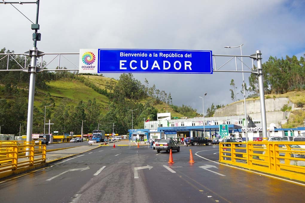 border with ecuador near ipiales colombia