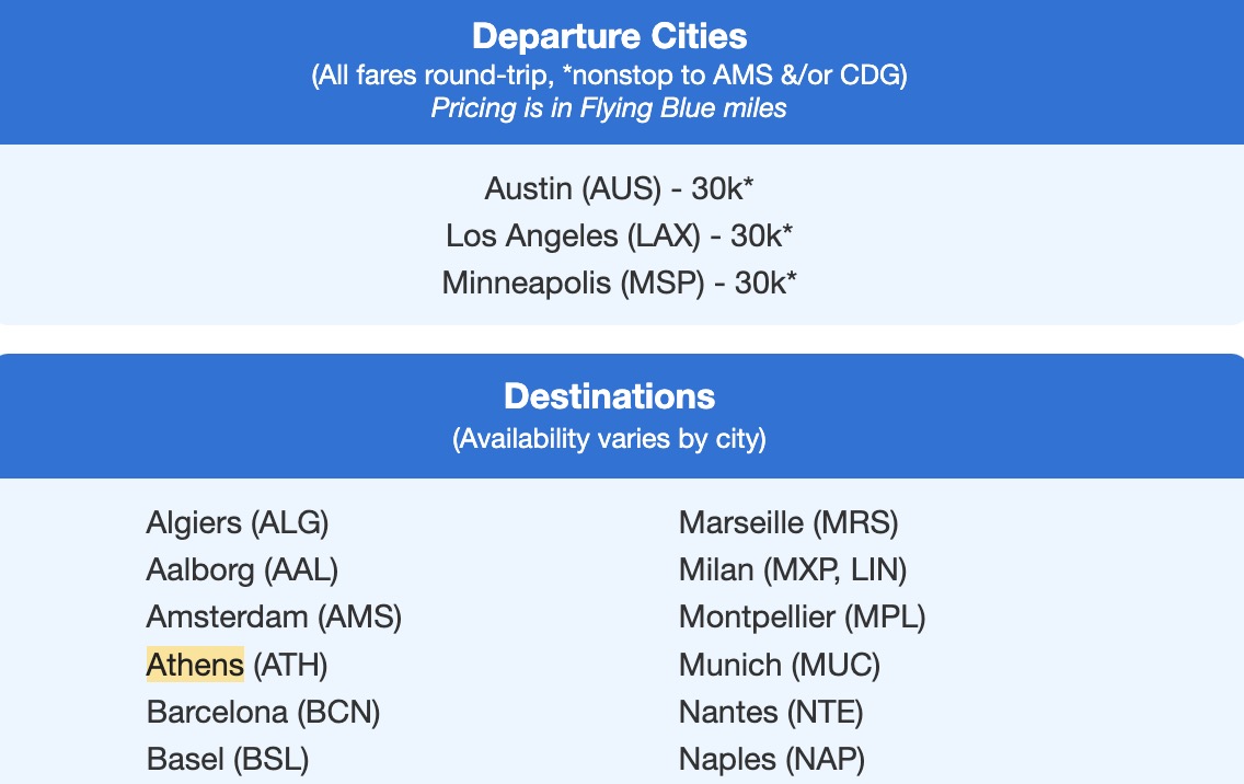 Air France economy