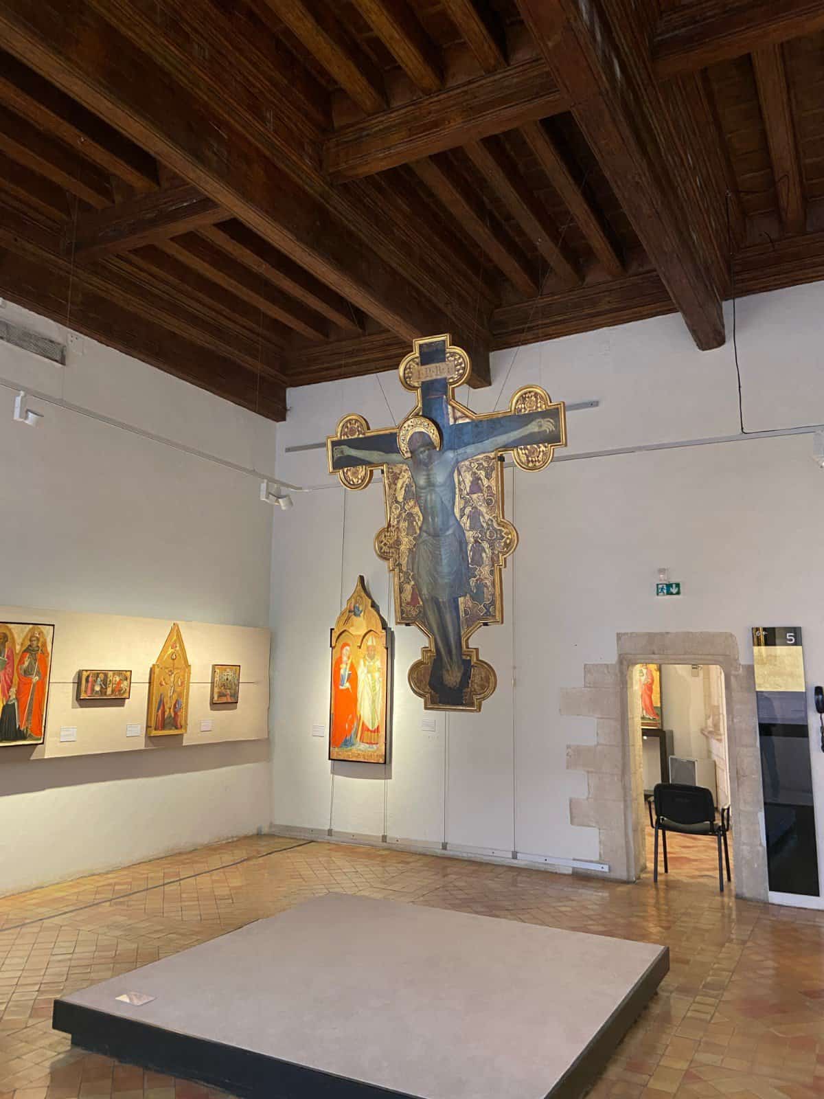 Art displayed at Petit Palais museum in Avignon 