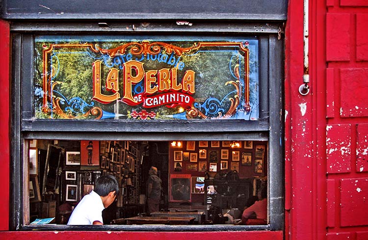 A cafe in Buenos Aires