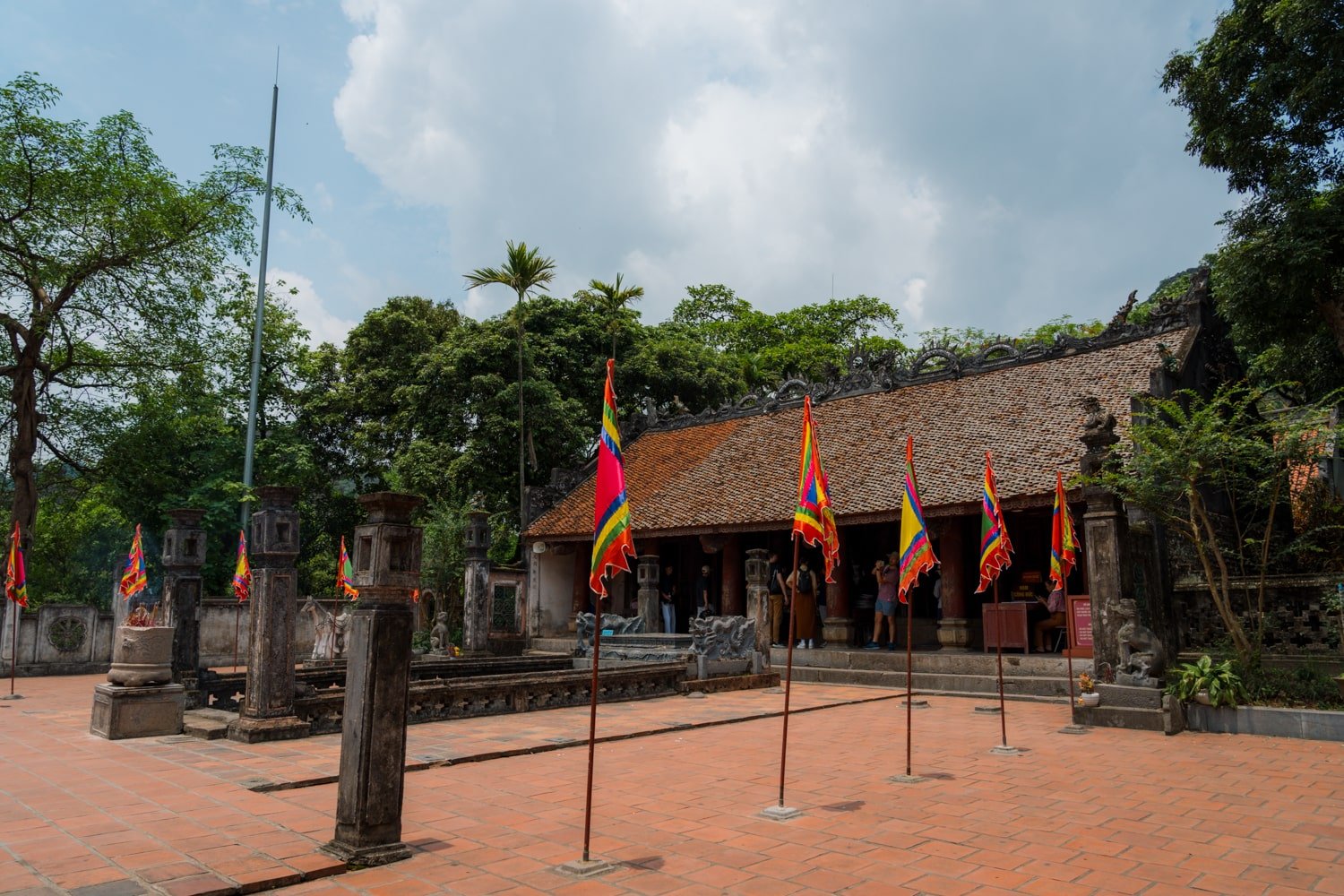 Hoa Lua temple and ancient capital of Dat Viet (Vietnam).