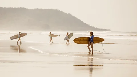 Andria Patino/Getty Images Expats are drawn to Costa Rica’s beaches where they can surf and swim (Credit: Andria Patino/Getty Images)