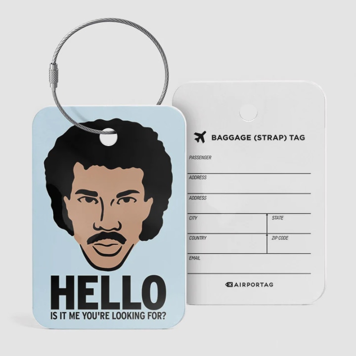 Hello Luggage Tag