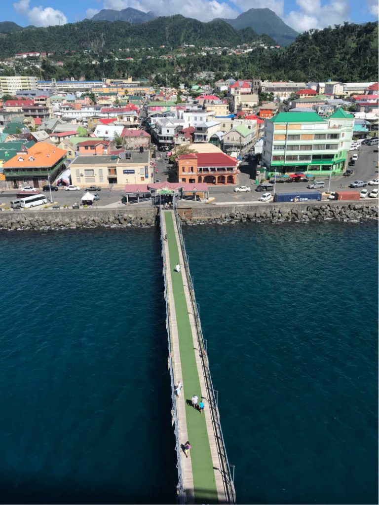 Pier in dominica