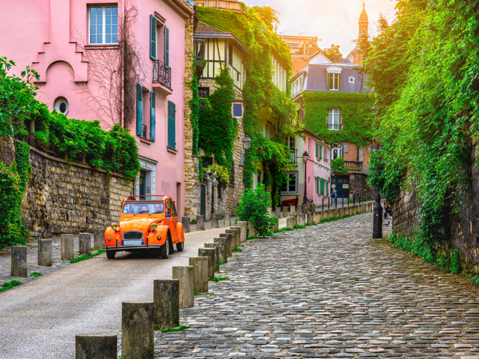 Montmartre in Paris, France