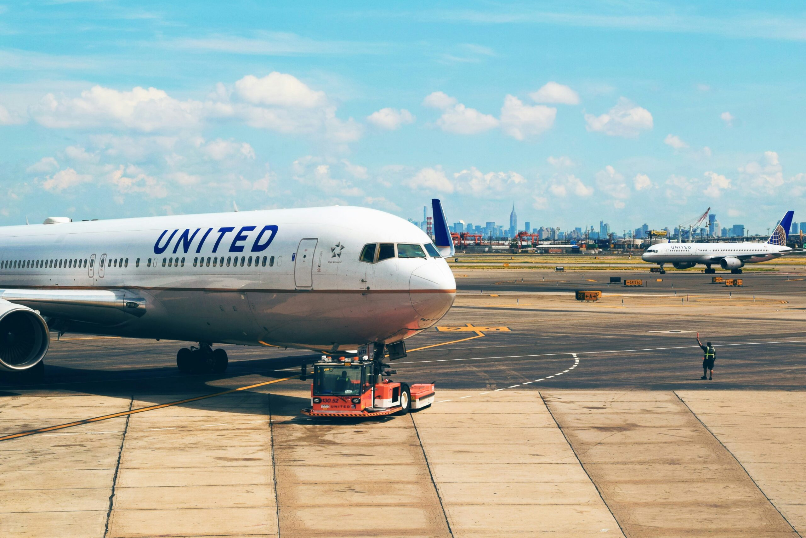 united plane at newark