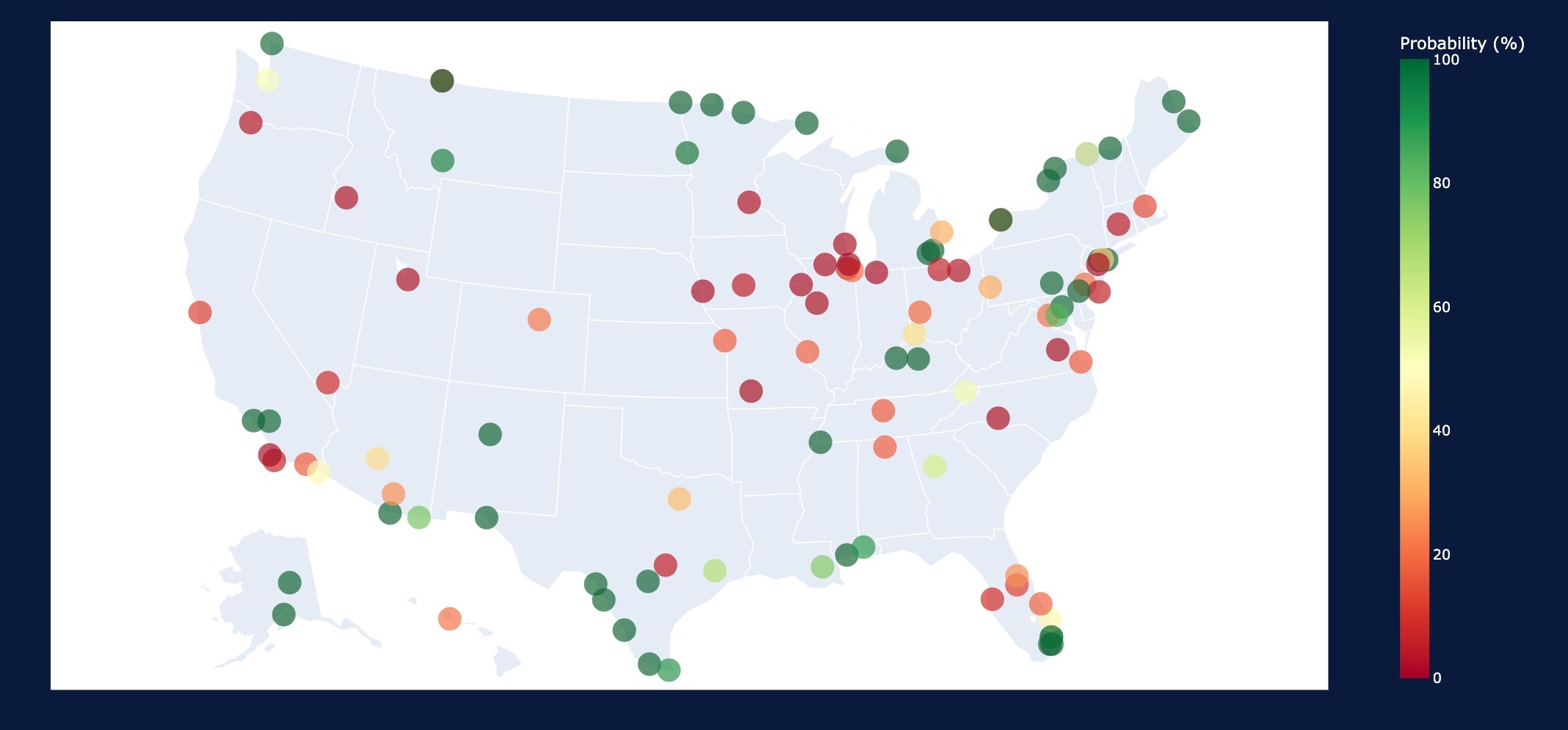 global entry wait times map