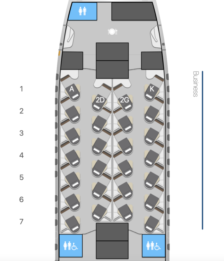 aerolopa lufthansa 787-9 business class seating chart