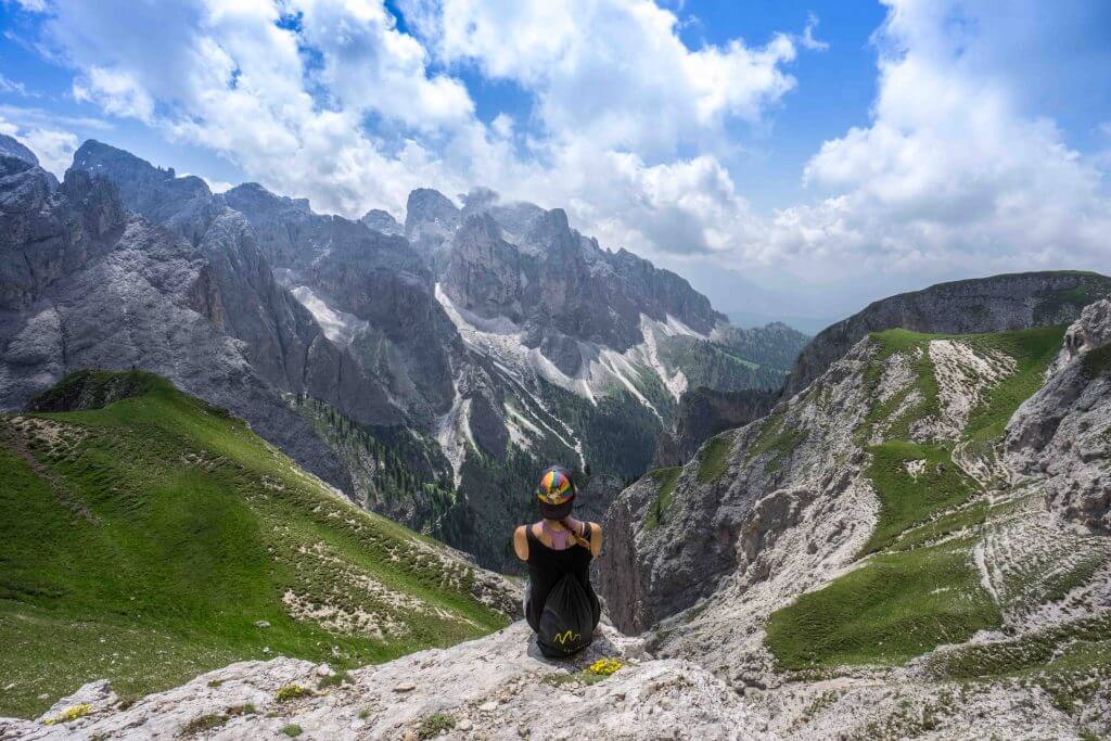 hiking in the dolomites