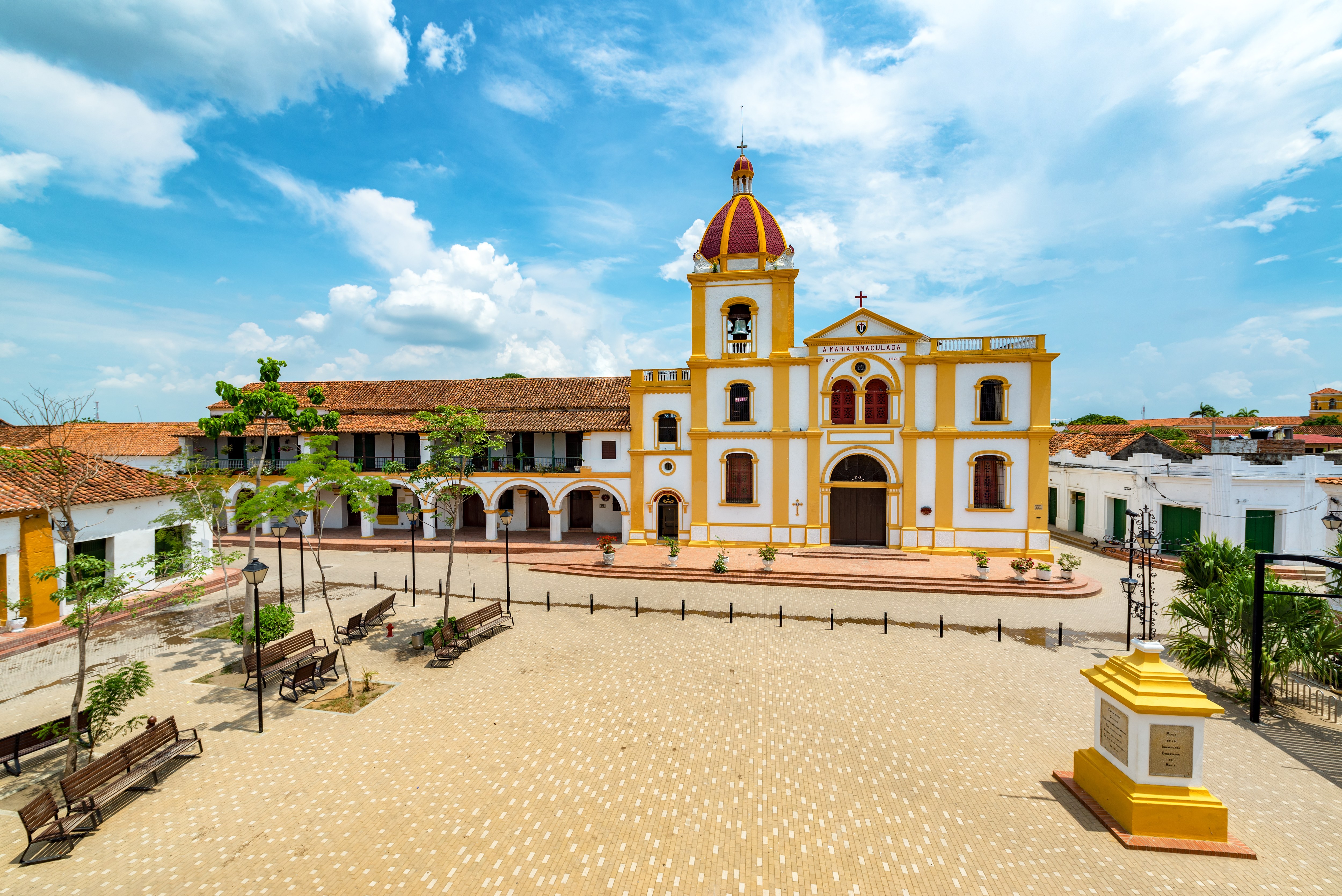 The Church of the Immaculate Conception in Mompox