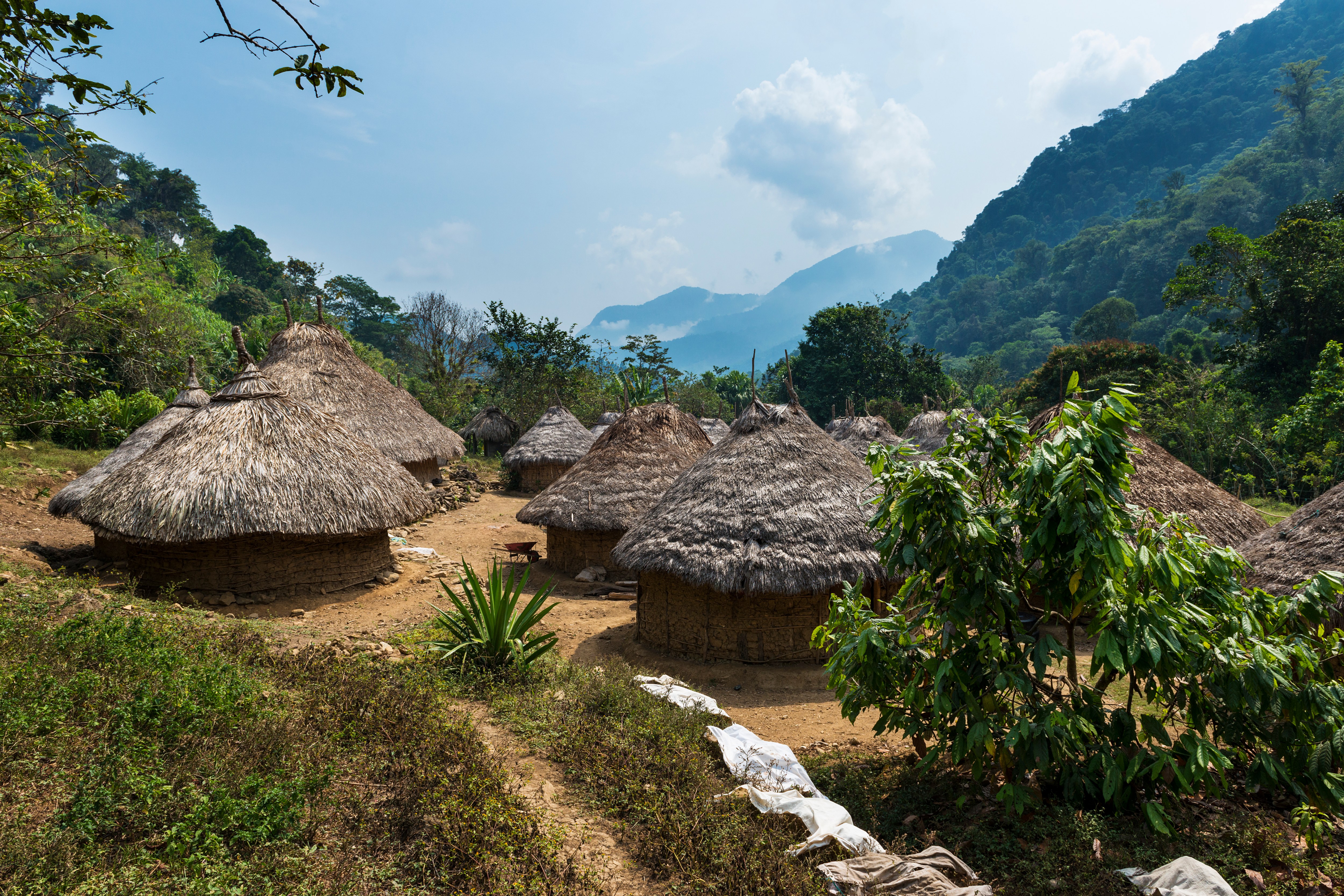 Kogi village in the Sierra Nevada de Santa Marta